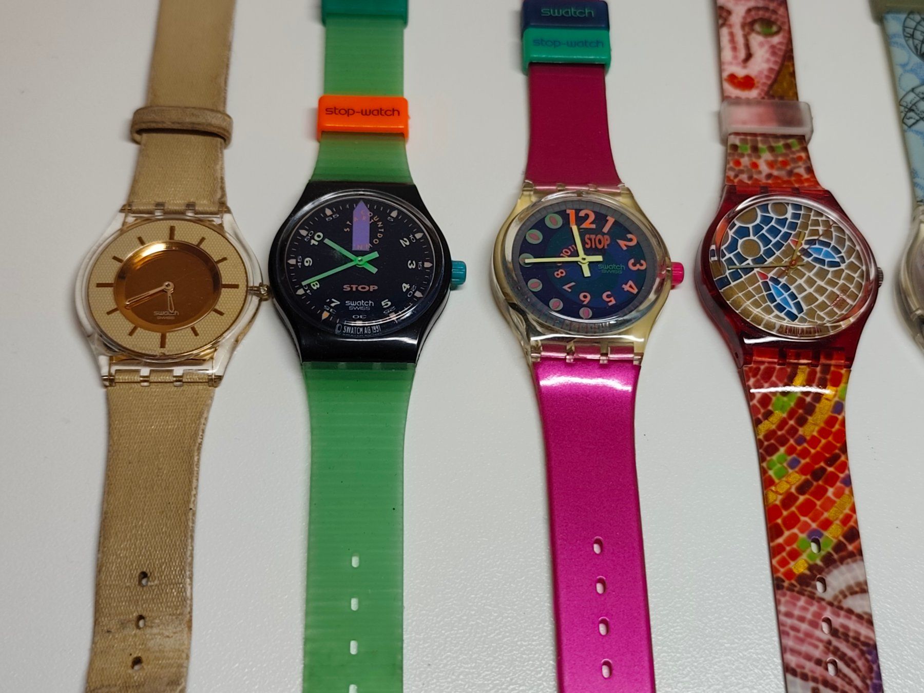 Swatch Orologi: Uhren Lot 8 Swatch Uhren – Difettoso da Eschenbach SG venduto da Piratenschatz 1