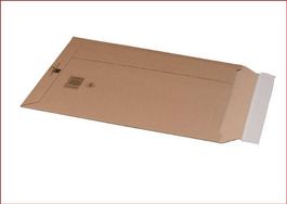 25x Versandtasche C4, C4+, 248x340 mm, Kartoncouvert