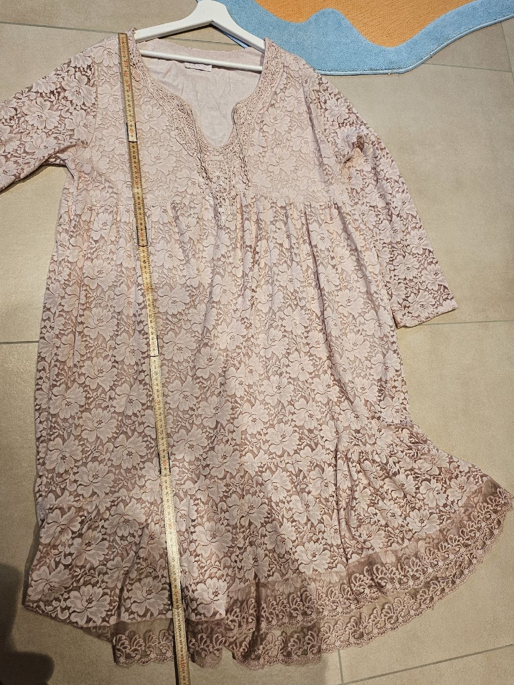 Vestiti: romantisches Kleid rosa mit Spitze 40/42/44 – Usato da Allschwil venduto da na.wi.90 5