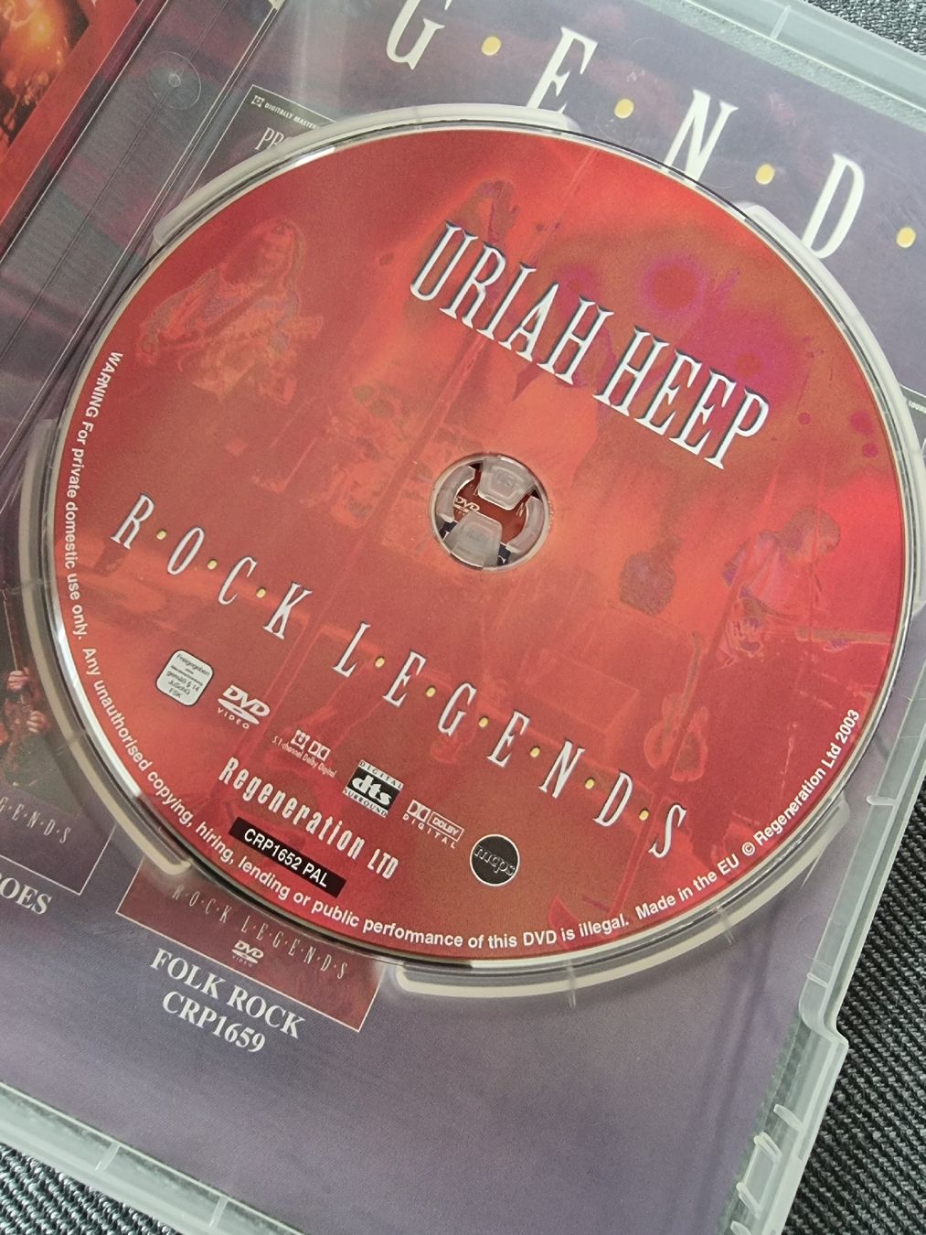 Tutti i DVDs: Uriah Heep - Rock Legends - DVD Konzert – Usato da Trimbach venduto da EyeOfTheTiger 3