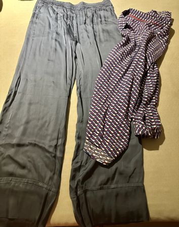 O'MER Sommer Hose Dunkelblau L neuwertig