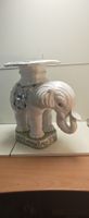 Vintage Elefant aus Keramik, Vintage Stil. (nov714)