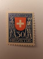 Pro Juventute 1924, Kantons- und Schweizer Wappen, Briefgold