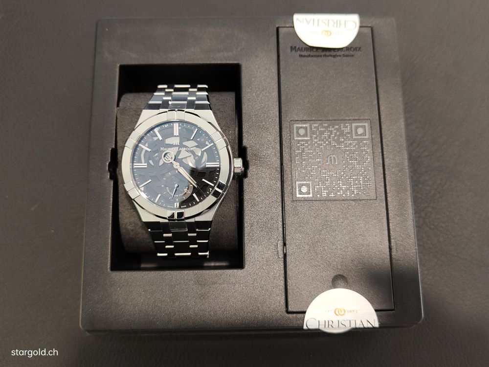 Maurice Lacroix Orologi: Maurice Lacroix Aikon Mercury Automatik Skeleton – Usato da Zürich venduto da Stargold-Uhren 8