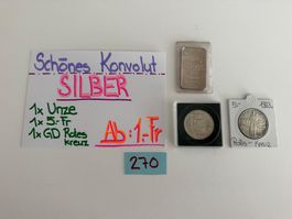 Schönes Konvolut SILBER!