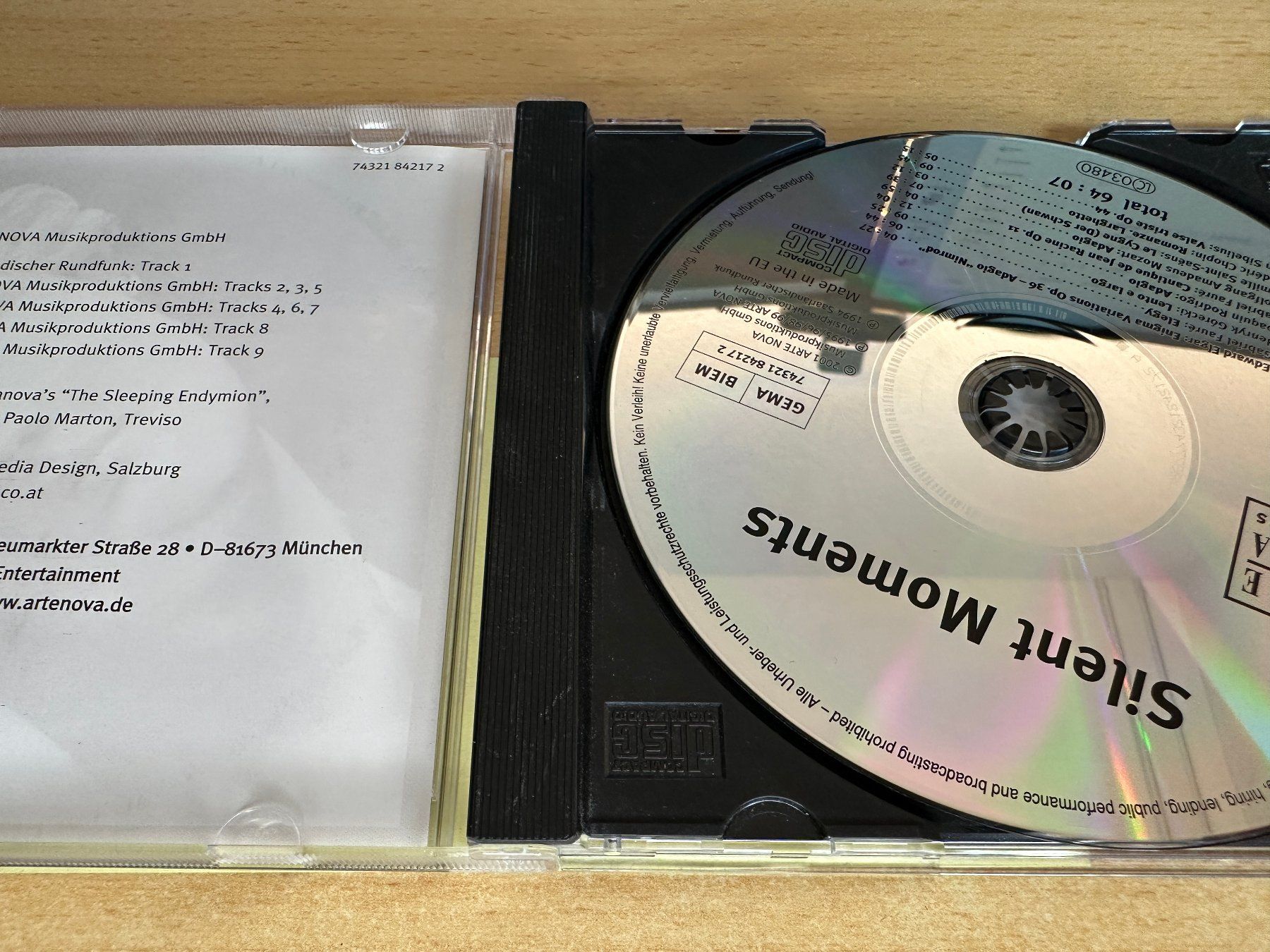 CD: A2 Various – Silent Moments – Usato da Rikon im Tösstal venduto da Alpenmutz 2