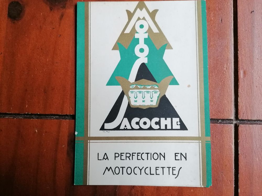 CARTE FICHE MOTO collection ATLAS MOTOSACOCHE 750CM3 TYPE 712 SIDE CAR