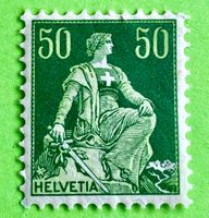  Nr.113 UNGESTEMPELT Helvetia mit Schwert  ﻿