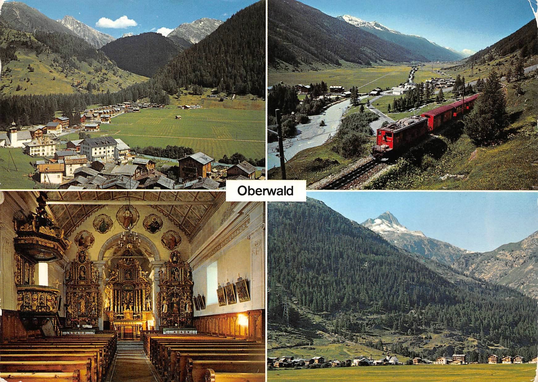 Cartoline postali: Oberwald Goms – Usato da Ottikon b.Kemptth. venduto da Neptun1974