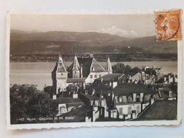 Nyon Chateau et Mt. Blanc
