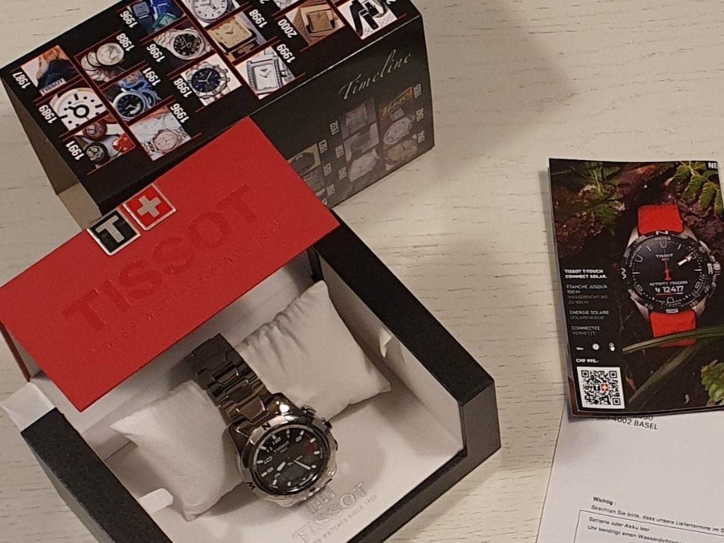 Tissot Orologi: Tissot Karbon T-Touch II Titanium - Touch-Screen Saphirglas – Usato da Hitzkirch venduto da enya2007 1