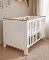 Kinderbett weiss Holzfarben  guter Zustand