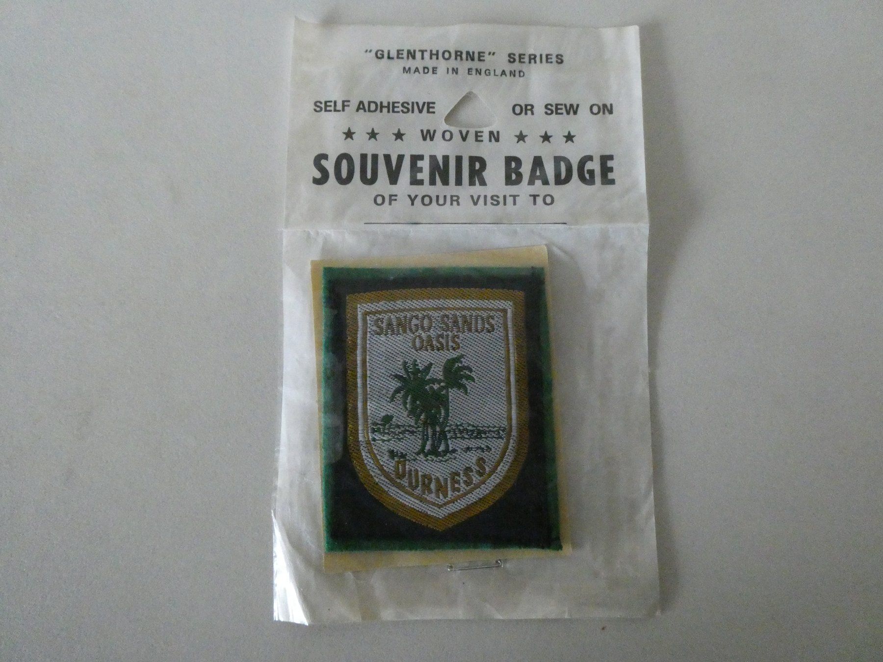 Patches: Patche Aufnäher Durness Sango Sands Oasis – Neu und originalverpackt aus Basel von Robyn