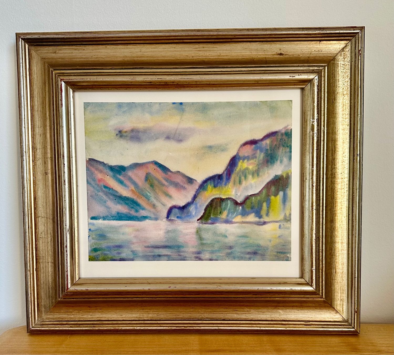 Gemälde: Aquarell Brienzersee, Werner Emil Engel – Gebraucht aus Luzern von Mamutpe