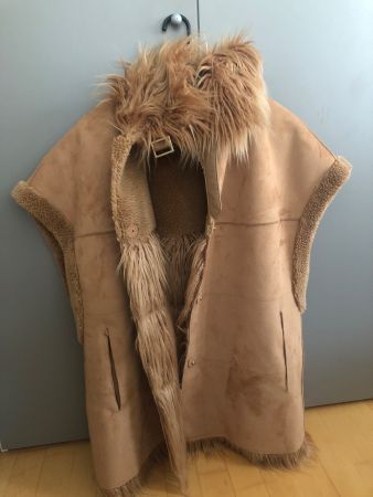 gilet fake fur grösse L wendbar