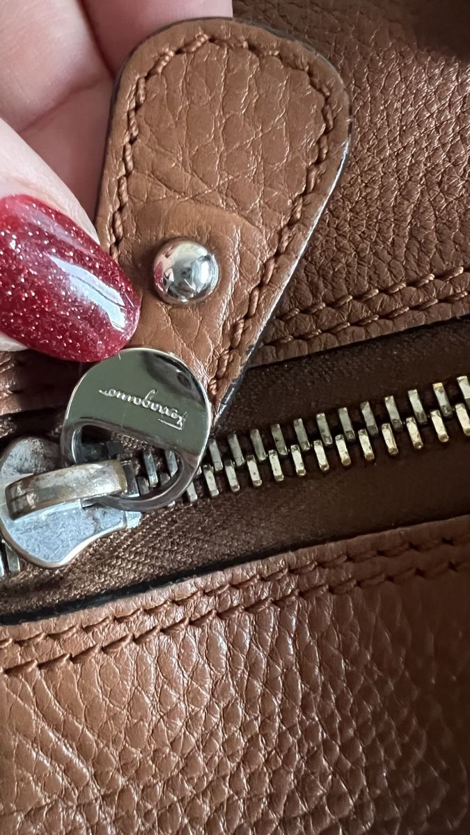 Salvatore Ferragamo Borse da donna: Ledertasche von Salvatore Ferragamo Original – Usato da Schaan venduto da nan_2pg2 2