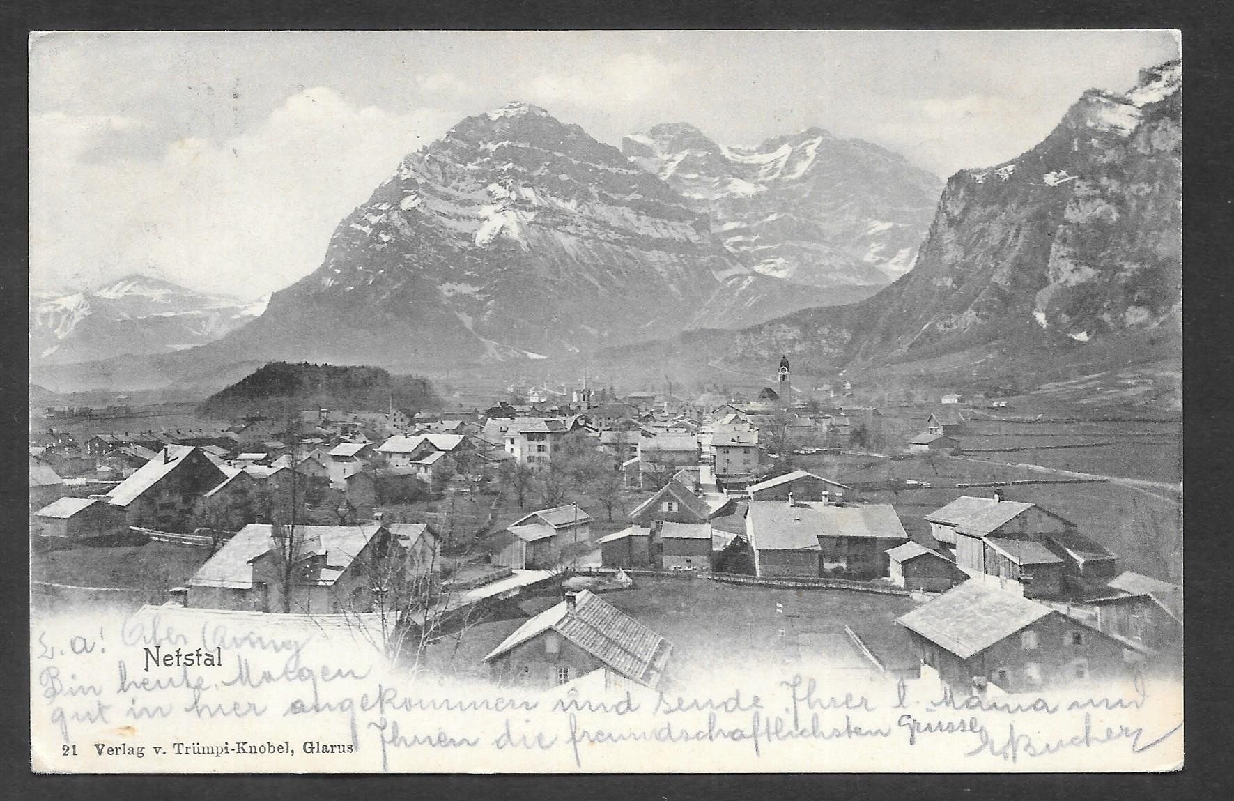 Cartoline postali: Netstal Teilansicht – Usato da Olten venduto da clotaldi
