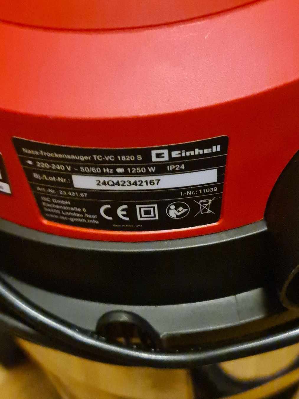 Einhell Staubsauger & Zubehör: Einhell Nass-Trockensauger TC-VC 1820 S – Neu (gemäss Beschreibung) aus Thun von erh_fs86 4