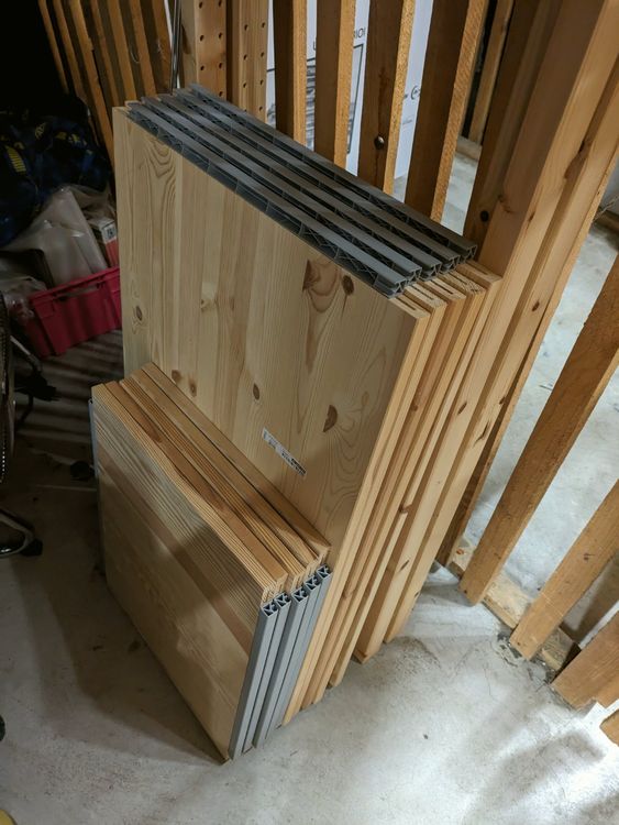 IKEA IVAR Regal 50cm tief mit 3x Seitenteil + 10x Boden Kaufen auf Ricardo