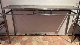 Konsole / Wandtisch aus Metall, Vintage