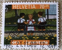 Nr.J 357 mit ET Stempel Bern