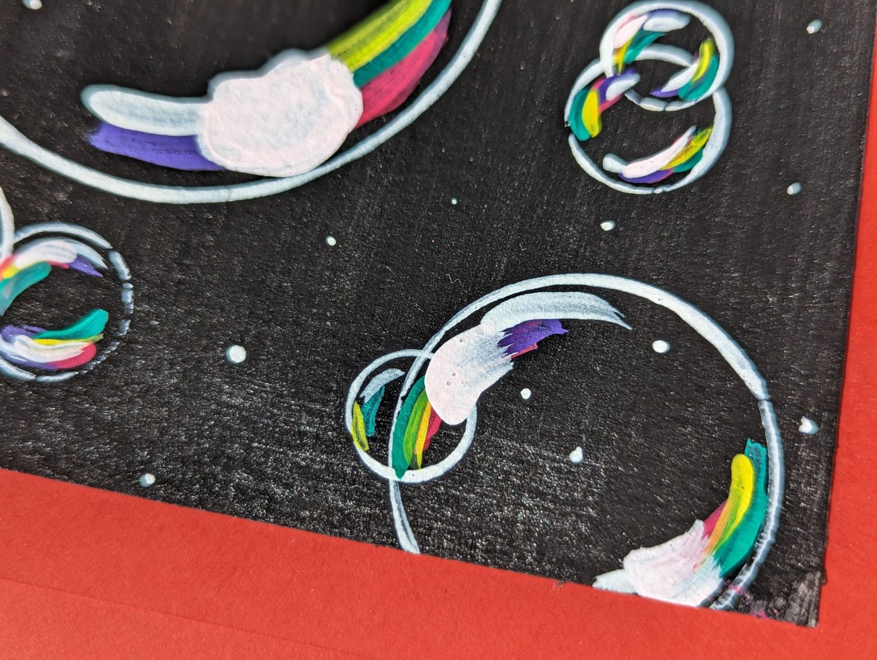 Cartoline: Handgemachte Geburtstagskarte, Bubbles-Karte – Nuovo e nell'imballaggio originale da Winterthur venduto da LaVieColor 2