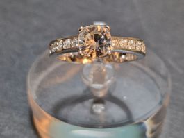 Swarovski Solitärring Gr. 53/54