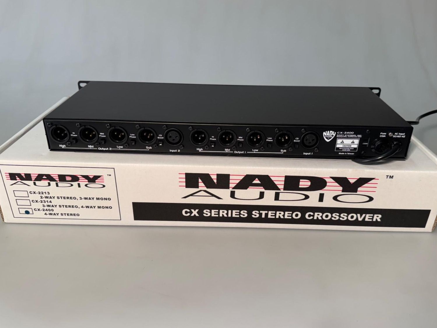 Equalizzatori: Crossover Stereo  4-Way CX-2400  NADY – Nuovo (secondo la descrizione) da Schaffhausen venduto da outlet-music 1