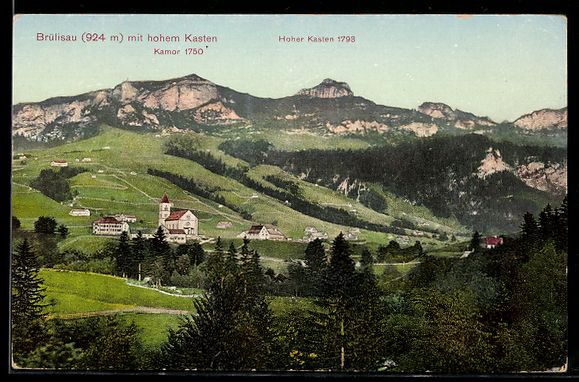 Cartes postales: AK Brülisau, Hoher Kasten – D'occasion à Berlin par bartko-reher