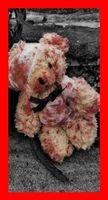 Verprügelter Teddy Bär Taschenanhänger Plüschtier Kampfsport