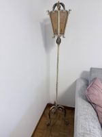 Stehlampe Laterne Metall Vintage gebraucht guter Zustand
