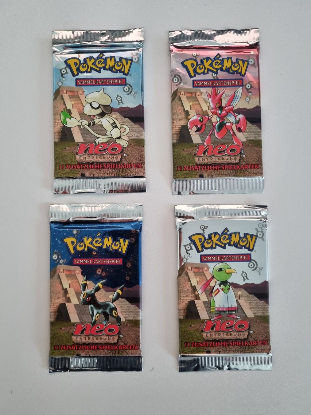 Pokémon Carte collezionabili: 4x Neo Discovery Booster Artwork Set / DE / sealed – Usato da Oberentfelden venduto da SimpleTap