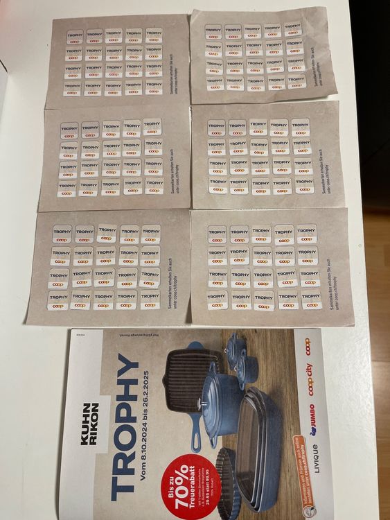 Coop Kuhn Rikon Trophy ( 6 volle Karte)20 Märkli (Neu (gemäss ...