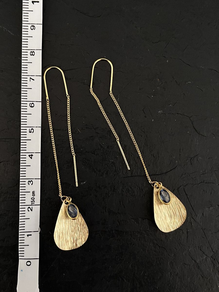 Ohrringe & -stecker: Boucles longues verre taillé violet – Neu (gemäss Beschreibung) aus Genève von ct_fqr8 1