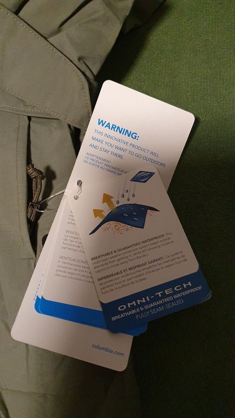 Columbia Giacche: Columbia Omni Tech, Gr.M – Nuovo e nell'imballaggio originale da Muttenz venduto da pixopus 9