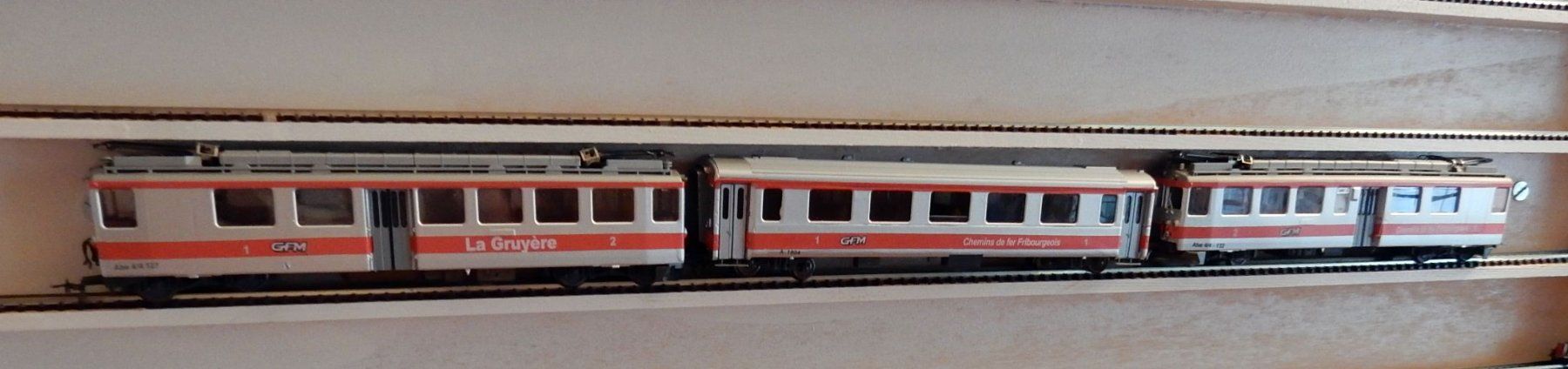 Bemo Trains électriques: Hom- Bemo  - "GFM"  Rame  Réversible de 3 éléments – D'occasion à Locarno par Gudrun2 6