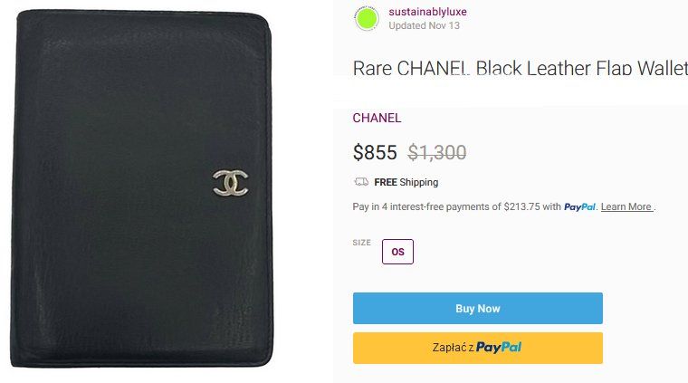 Chanel Portemonnaie: Portefeuille CHANEL Geldbörse Wallet – Gebraucht aus Collonges von Auganien 2