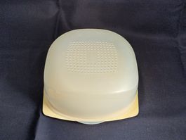 Tupperware, Käse Frischhaltebox, KäseMax, klein, weiss-gelb