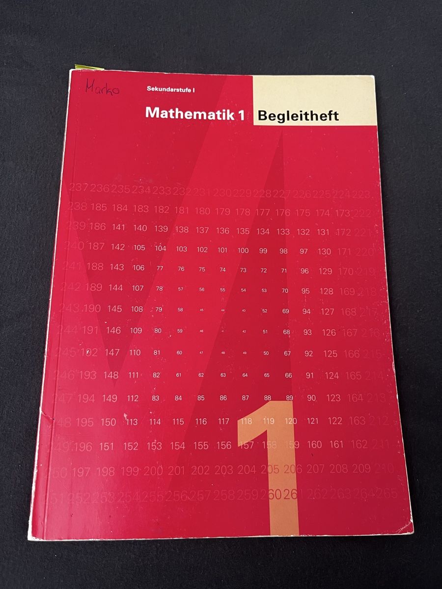 Livres: Begleitheft Mathematik 1 – D'occasion à Zürich par Zoran
