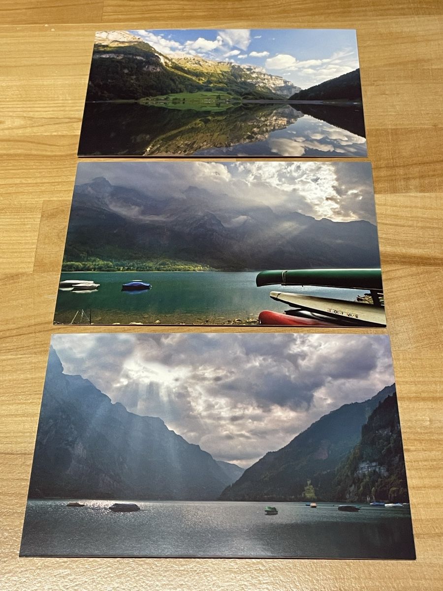 Cartoline postali: 3 AK von Klöntalsee – Nuovo (secondo la descrizione) da Rümlang venduto da euqinom16