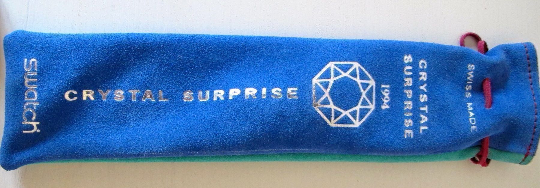 Swatch Orologi: Swatch Crystal Surprise 1994 – Nuovo e nell'imballaggio originale da Bern venduto da hippoism 1