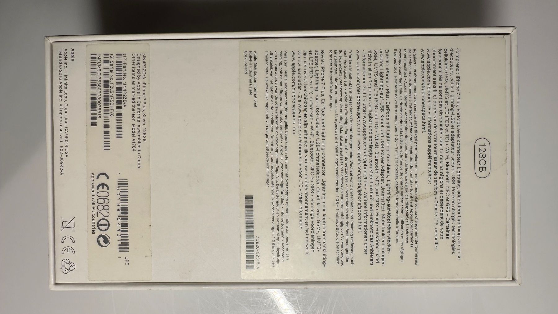 Apple Telefoni cellulari / Smartphones: Iphone 7 Plus Silver 128GB – Usato da Jonen venduto da BMWE369 7