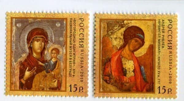 Tous les timbres: Briefmarken "Ikonen". Russland. – Neuf avec emballage d'origine à Basel par Butsch5