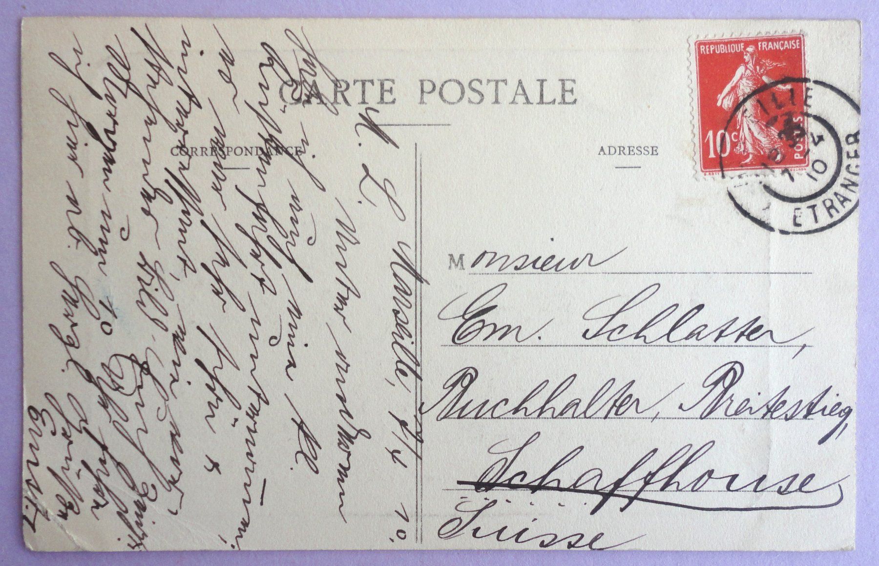 Cartoline postali: Marseille - Corniche - Anse du Prophète – Difettoso da Fétigny venduto da Billy2miny 1
