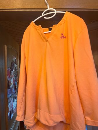 Sweat femme Laurasøn 44/46 orange homard tbe