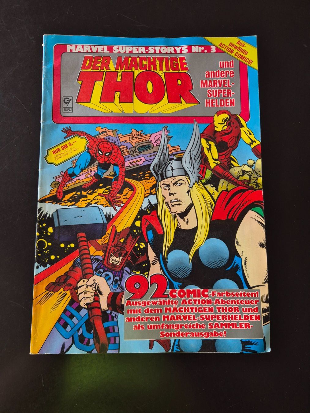 Fumetti: Der Mächtige Thor Nr. 3 Marvel Super-Story Comic – Usato da Langendorf venduto da zvonu161
