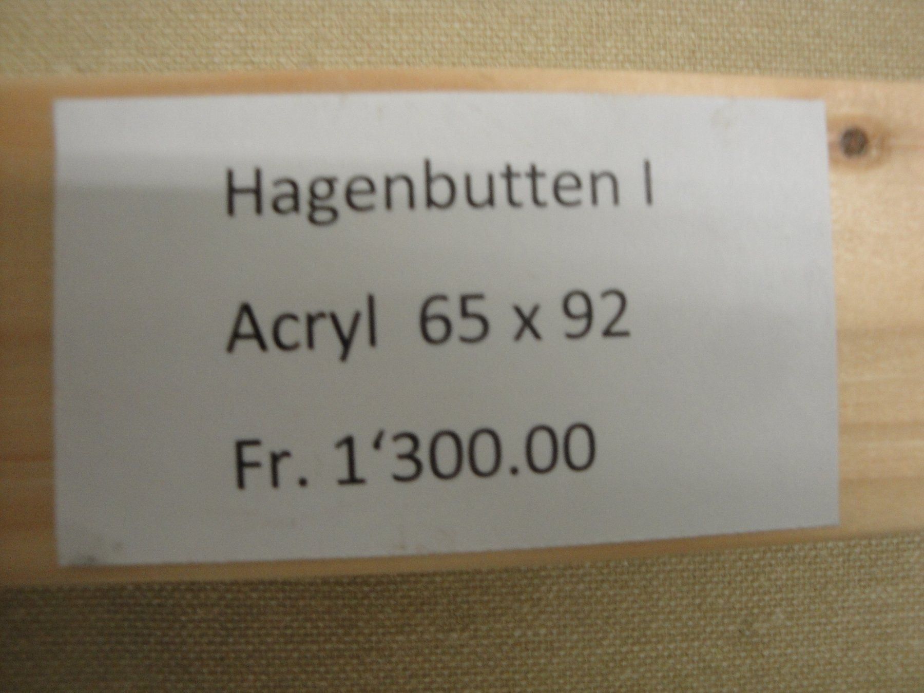 Dipinti: Keller -Kaufmann  Hagenbutten – Usato da Trachslau venduto da post35 3