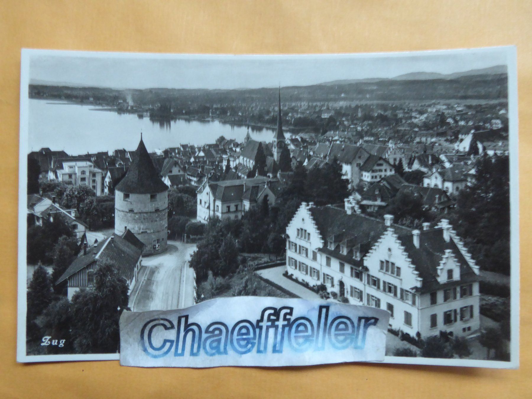 Ansichtskarten: Zug  -  Felfpost – Gebraucht aus Zürich von Chaeffeler