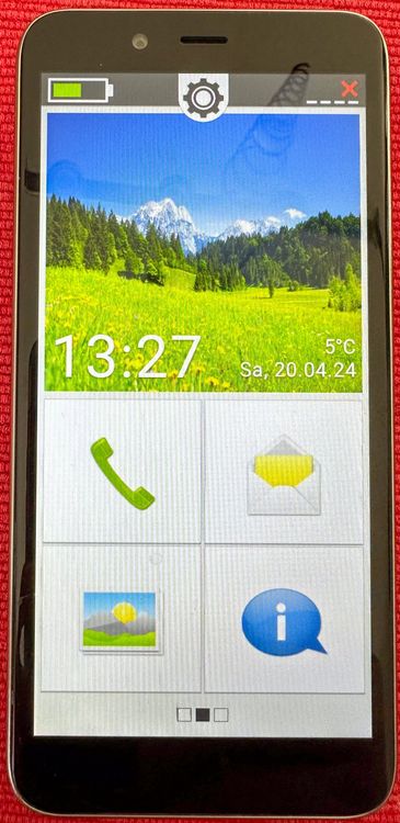 2 Pezzi Full-Cover per Emporia Smart 3 mini Pellicola Trasparente