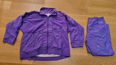 Original Vintage Rossignol Trainingsanzug Sport Jacke 80er L
